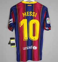 Tricou fotbal Nike FC Barcelona 20/21 Home Messi 10