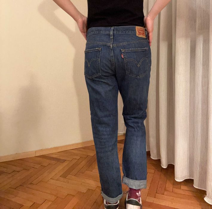 Нови Levi's mom jeans с ниска талия (M+ размер)