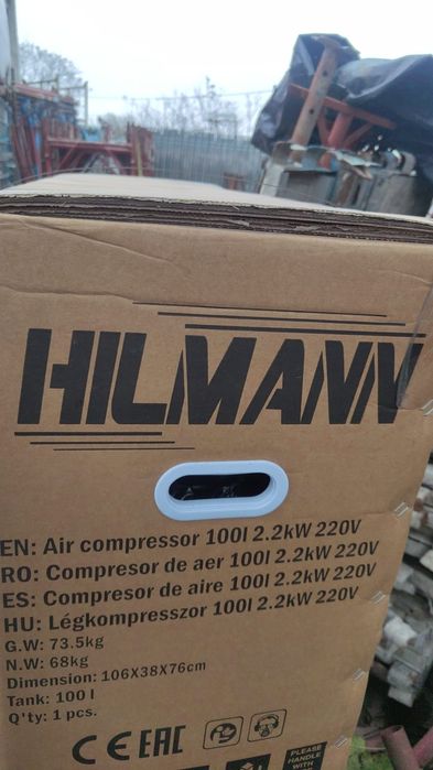 Compresor 100 litri,12 bari,2.2kw