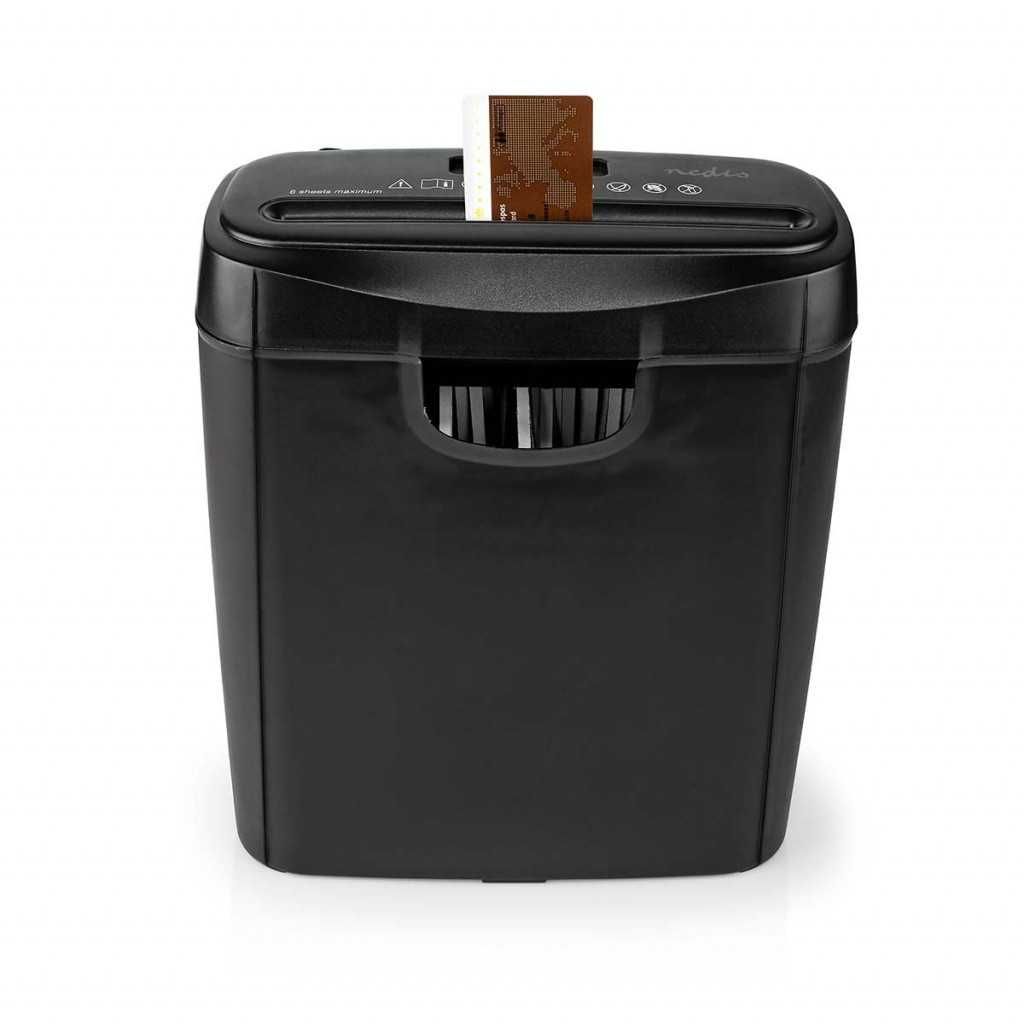Шредер Nedis PASH112BKA4 /6 x A4 страници ,10 л ,din 2 /190 W