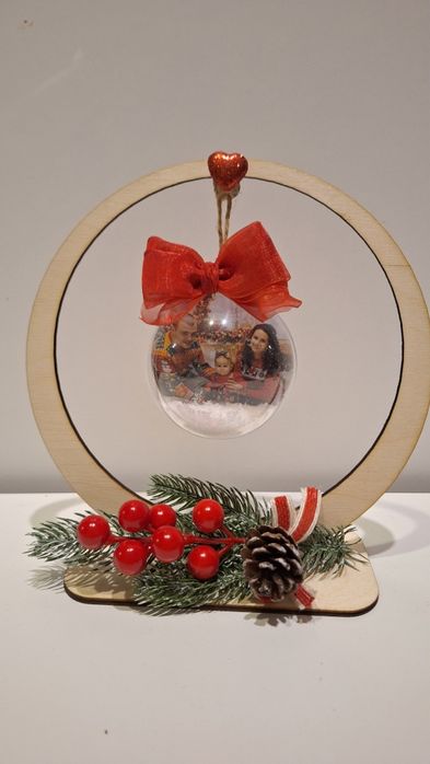 Топка за елха с ваша снимка