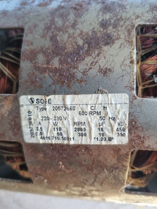 Motor mașină de spălat Whirlpool,  SOLE typ 20572.665