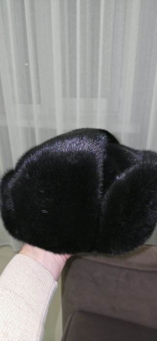 Норковая шапка из натурального меха