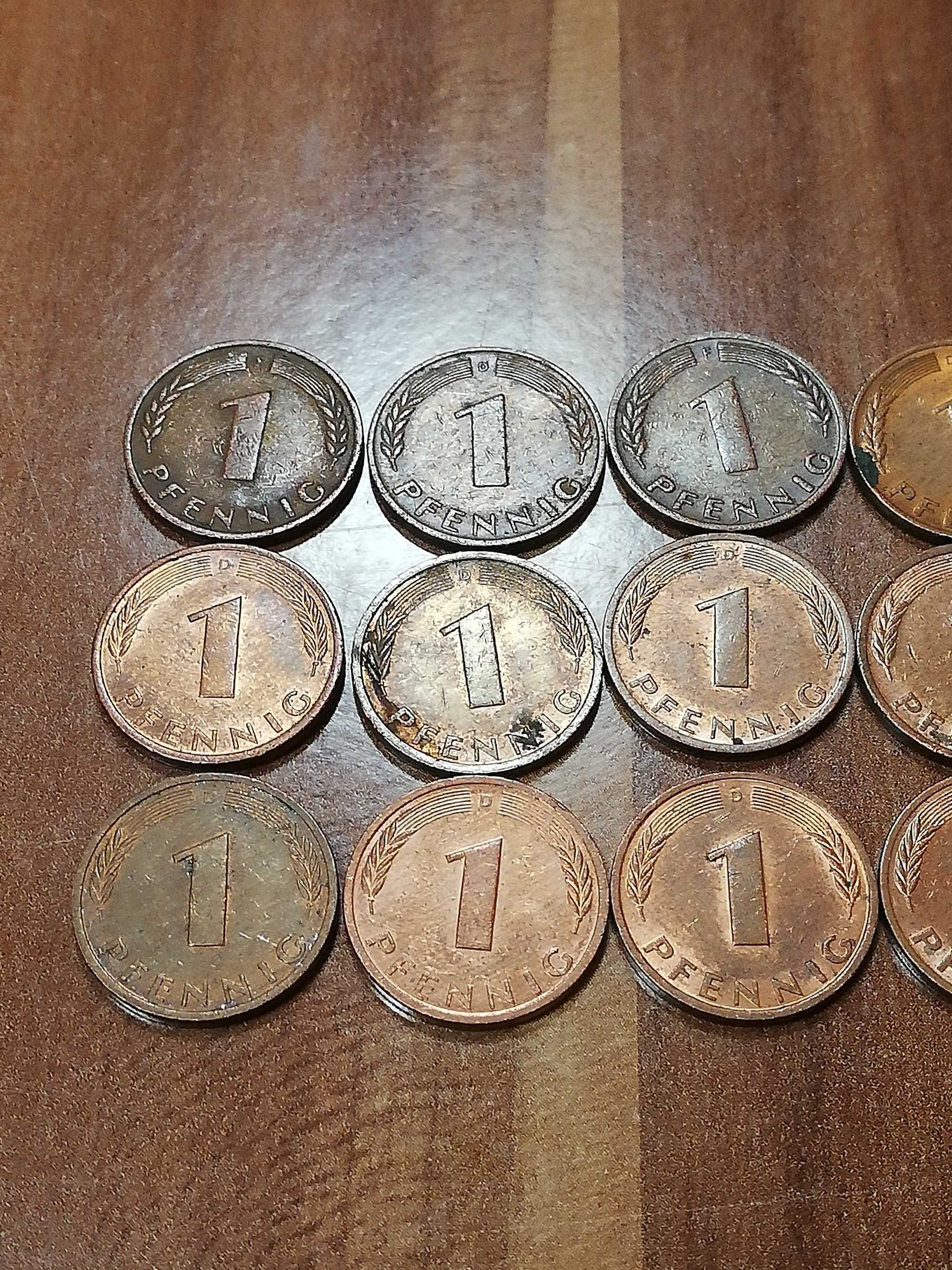 Лот от 1 Pfennig