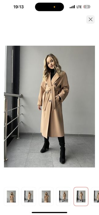 Брендовый пальто LORETA новый