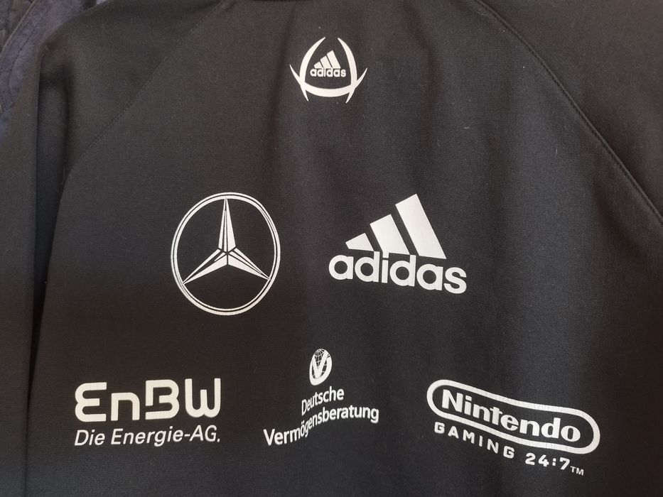 Bluză neagră unisex Adidas Talent Förderung