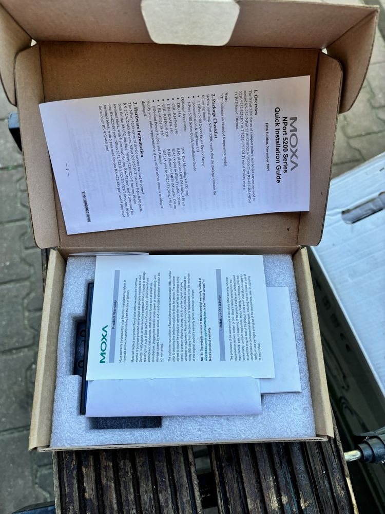 Moxa Nport 5210/EU v2.0, convertor serial ethernet 2 porturi RS 232