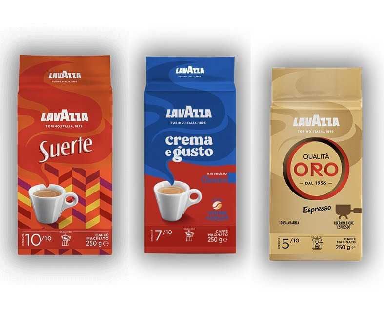 кафе пакет LAVAZZA - CREMA e GUSTO CLASSICO мелено 250гр внос ИТАЛИЯ