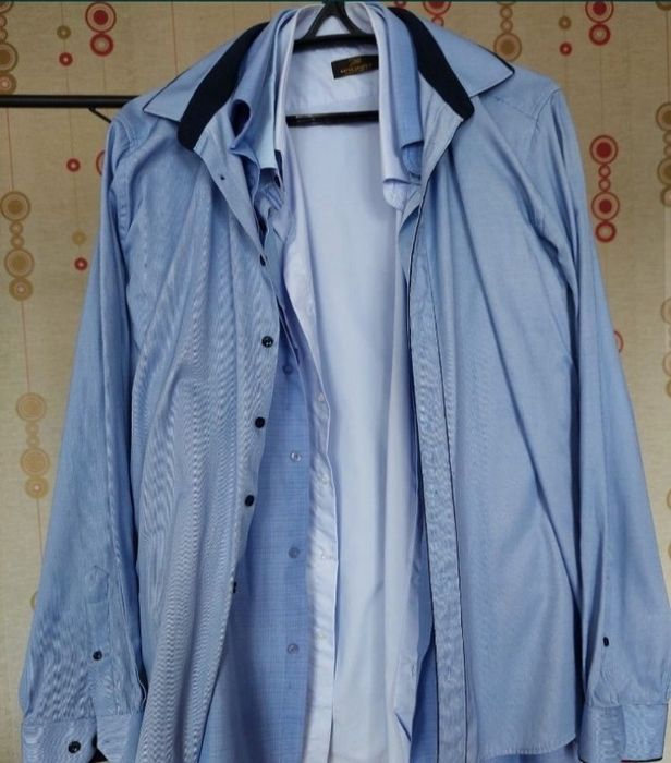 Мужские классические рубашки с длинными и короткими рукавами