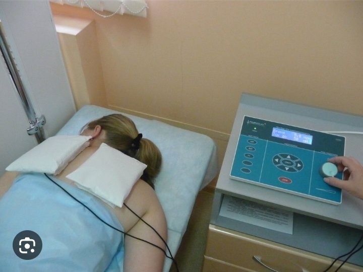 Физиолечение  -  электрофорез, парафин