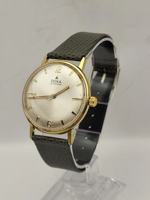 DOXA by Synchron Cal. ETA 2750 CEAS Swiss Made Gold Plated 34mm