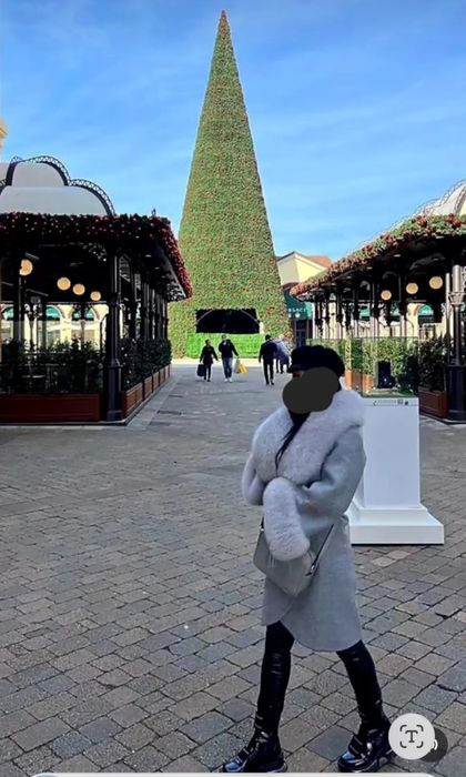 Палто ALPACA с лисица