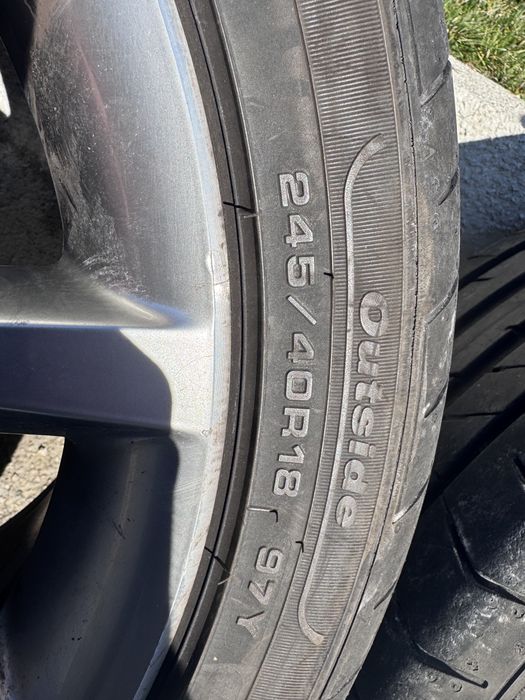 Оригинални джанти Vw Samarkands с летни гуми 245 40 18