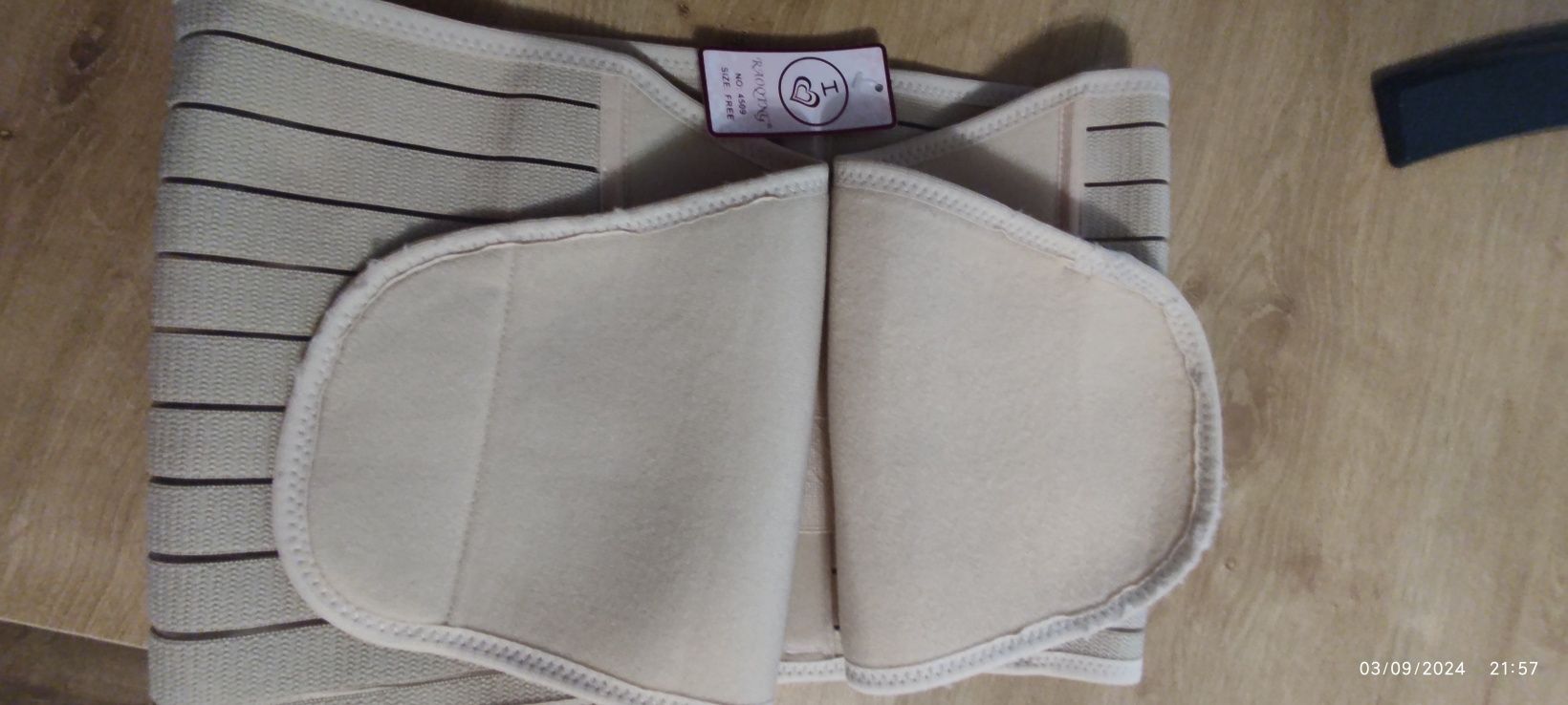 Centură elastică (brâu), cu închidere velcro
