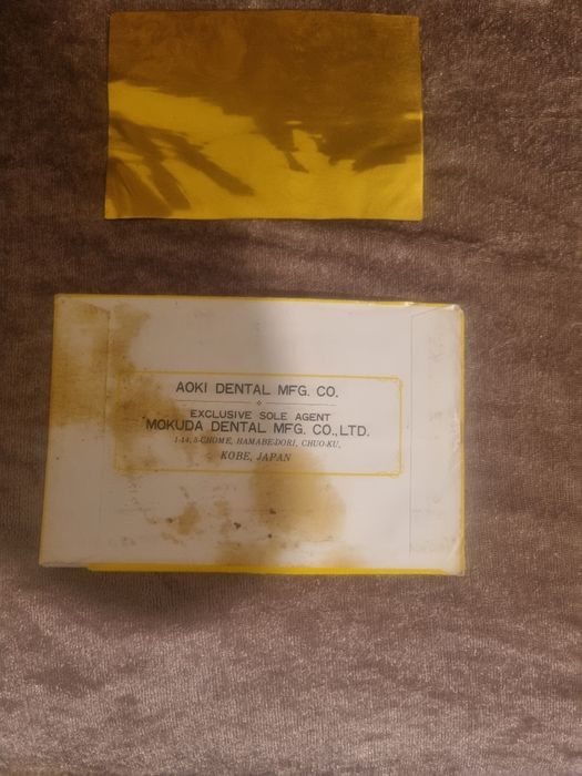 Aur dentar marca golden plate orden