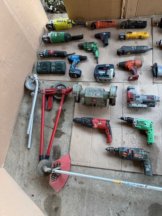 Scule defecte (dispozitiv de indoit tevi ..accesorii semineu