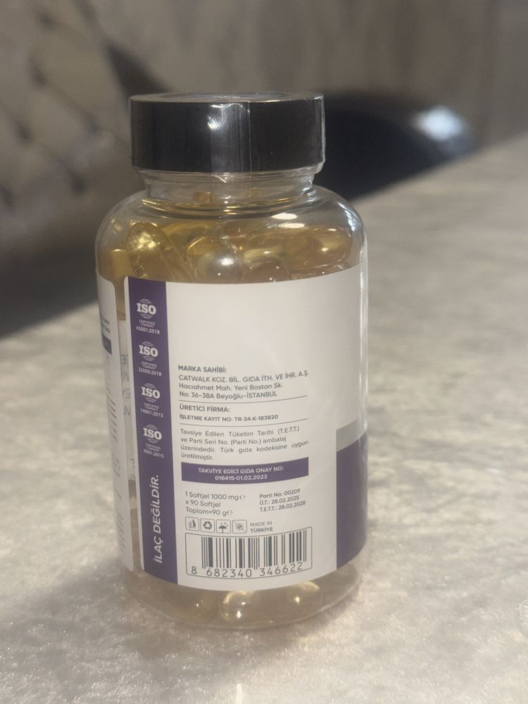 Omega 3 baliq yogʻi