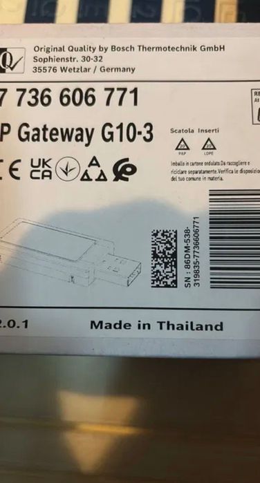 Modul Wi-Fi aparat de aer conditionat
Bosch seria 3000/5000i