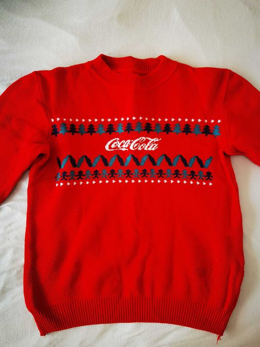Коледен пуловер Coca cola размер L Кока кола