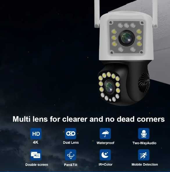 Security Camera HD GW-D13Z / Yмная камера безопасности 4 MP