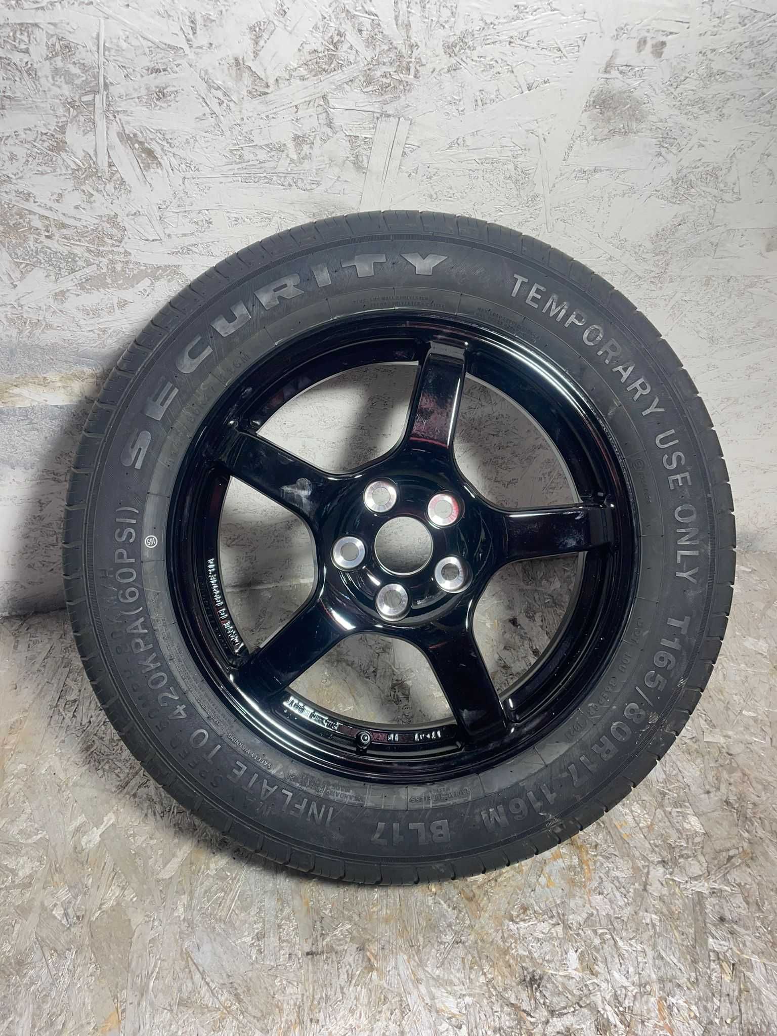 Roata rezerva Slim Toyota  Rav 4 Hybrid  T165/80R17 Noua 2024