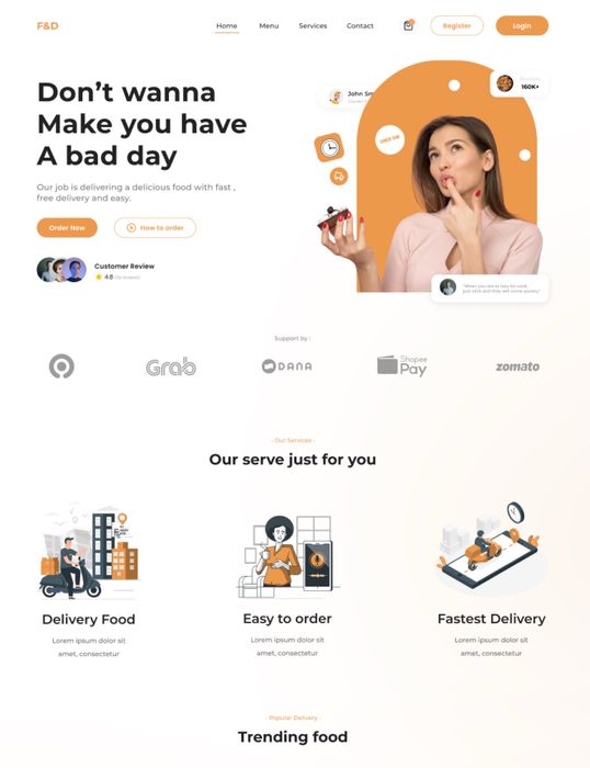 Ui UX Webdesign, Website(landing page, Dashboard va boshqa) Figma