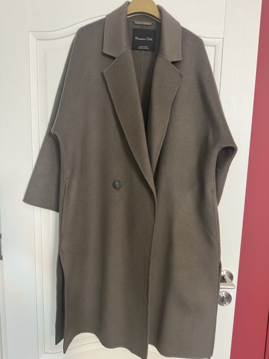 Palton handmade lana Massimo Dutti