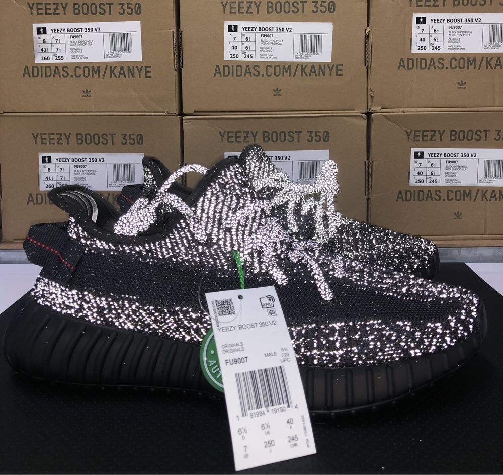 Yeezy Boost 350 V2 Static Black Reflective Yeezy 350 V2 Static Reflect