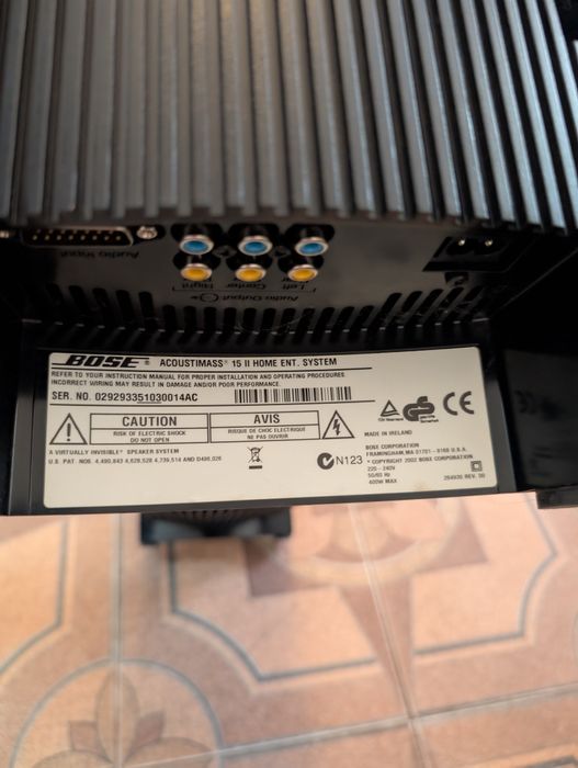 Sistem home cinema Bose Acoustimass 15  jbl bowers bang harman
