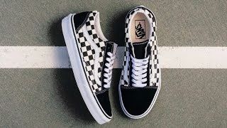 Кроссовки Vans Old Skool, шахматные