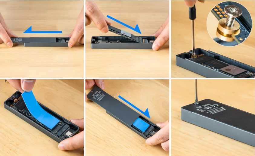 Новые кейсы для NVME (NGFF , SATA) НАКОПИтелей - гарантия - ДОСТАВКА