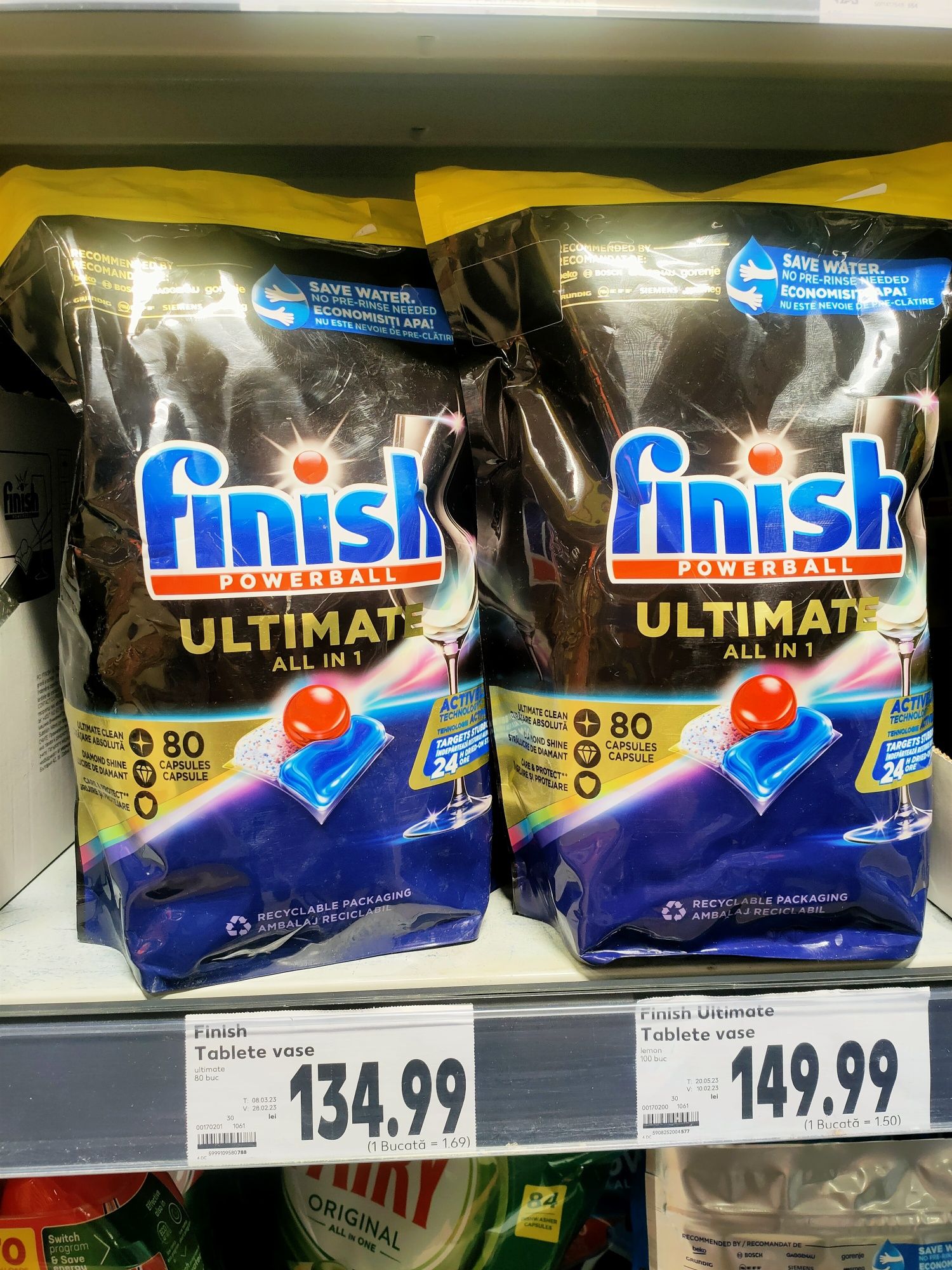 Pastile mașina de spălat vase Finish Ultimate import