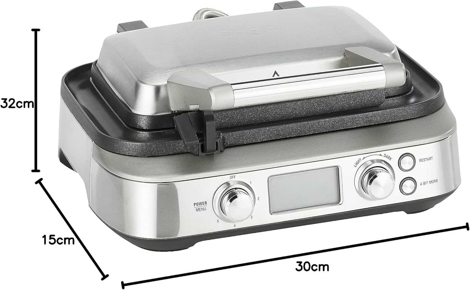 Гофретник Sage The Smart Waffle Pro (SWM620) 1000W Тостер за гофрети
