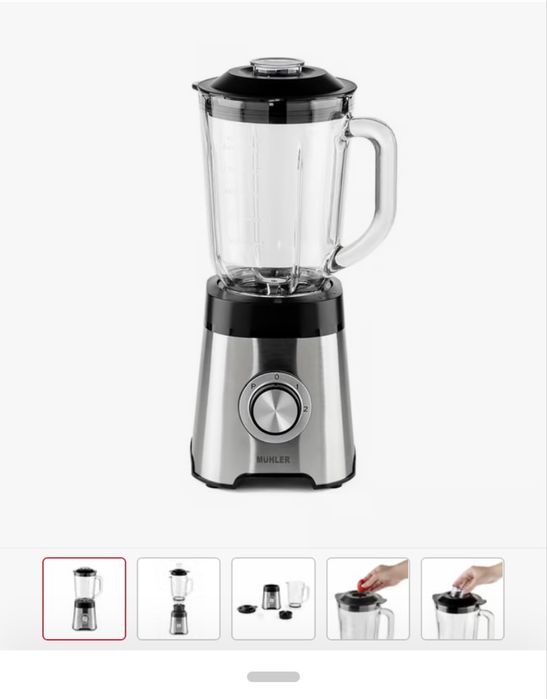 Блендер Muhler MB-555SG, 500W, 1.5 л,