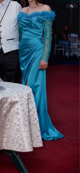 Rochie turcoaz din idm