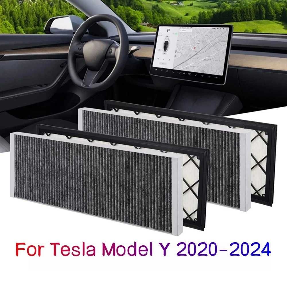 Салоный подкапотные фильтра на Tesla 3 Y S X