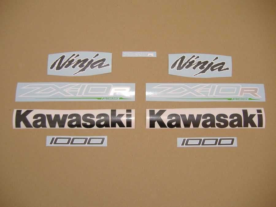 Стикери Kawasaki ZX10R 2008-2021 ninja 2016 кавазаки зх10р лепенки