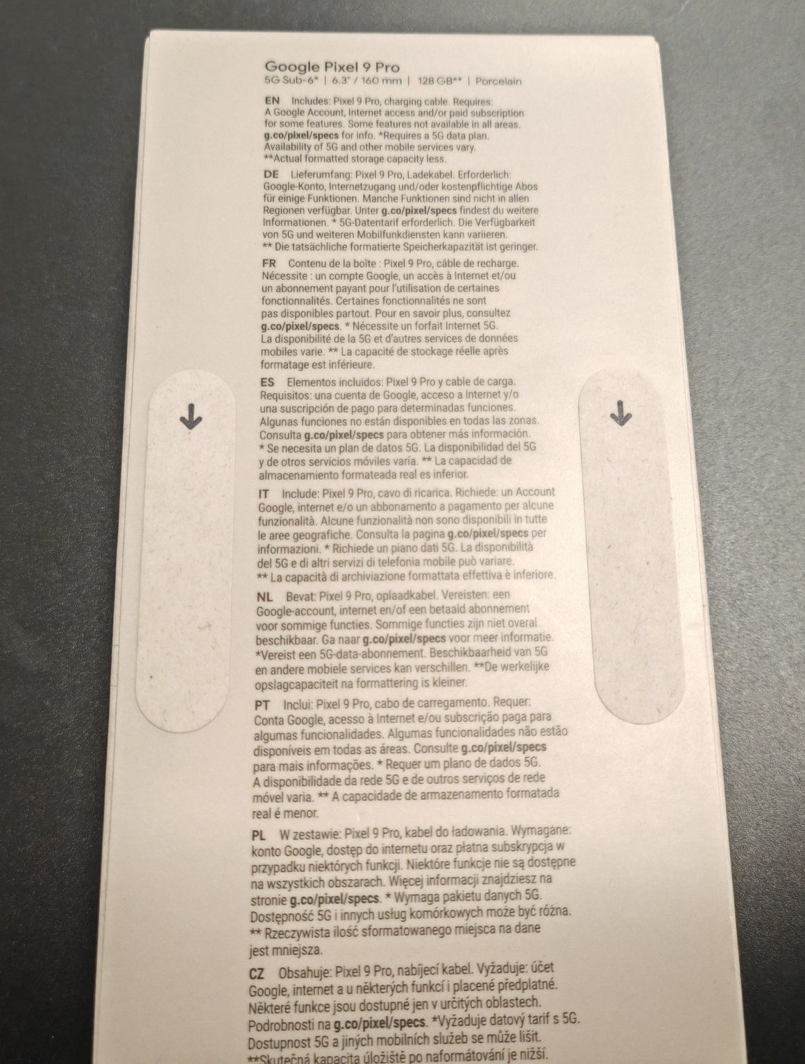 Чисто нов Google Pixel 9 Pro 5G 16 GB RAM 128 GB