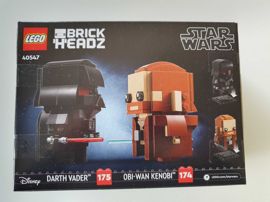 Лего Brickheadz Obi-Wan Kenobi & Darth Vader 40547