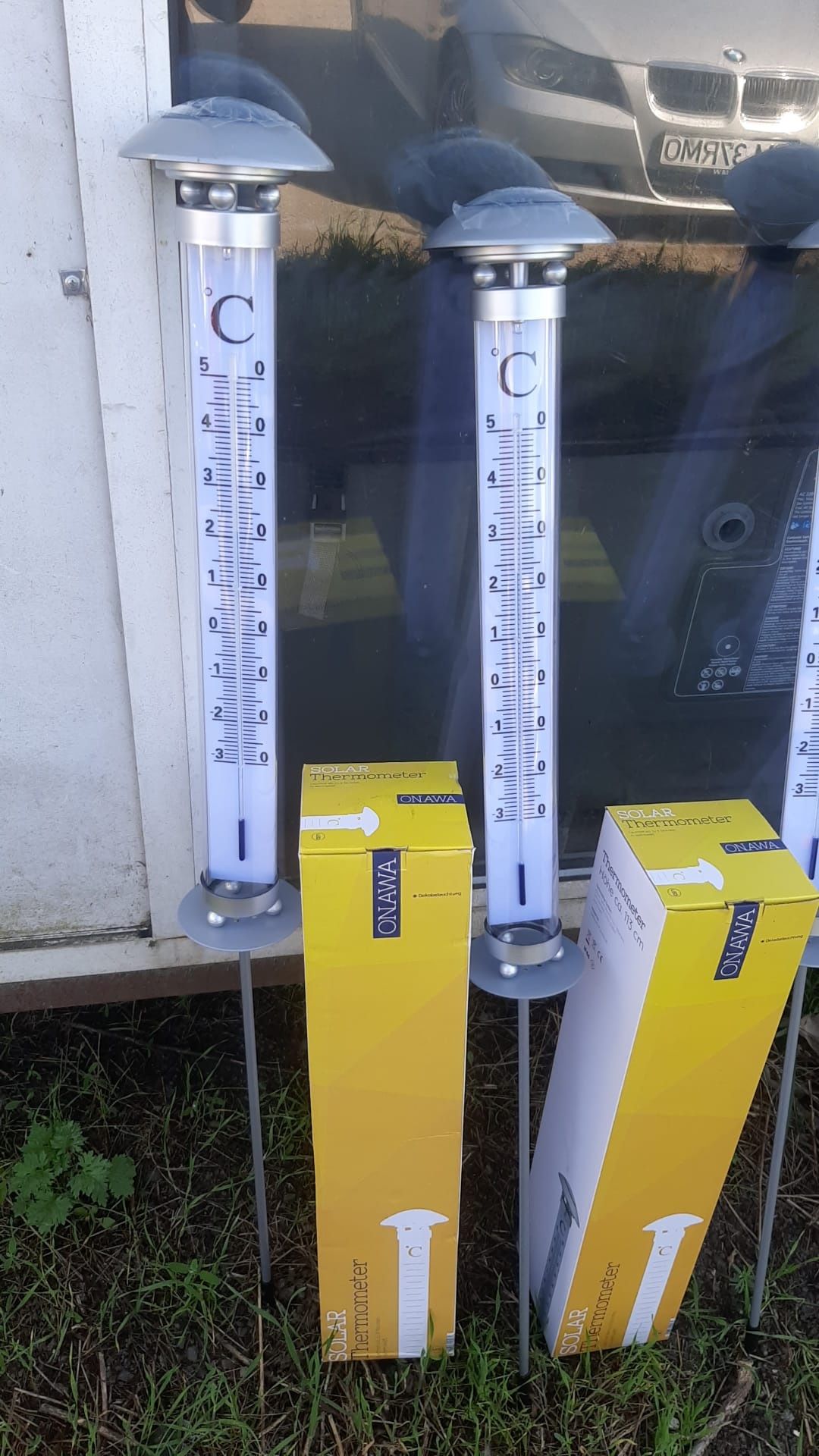 Termometru de gradina solar 113 cm