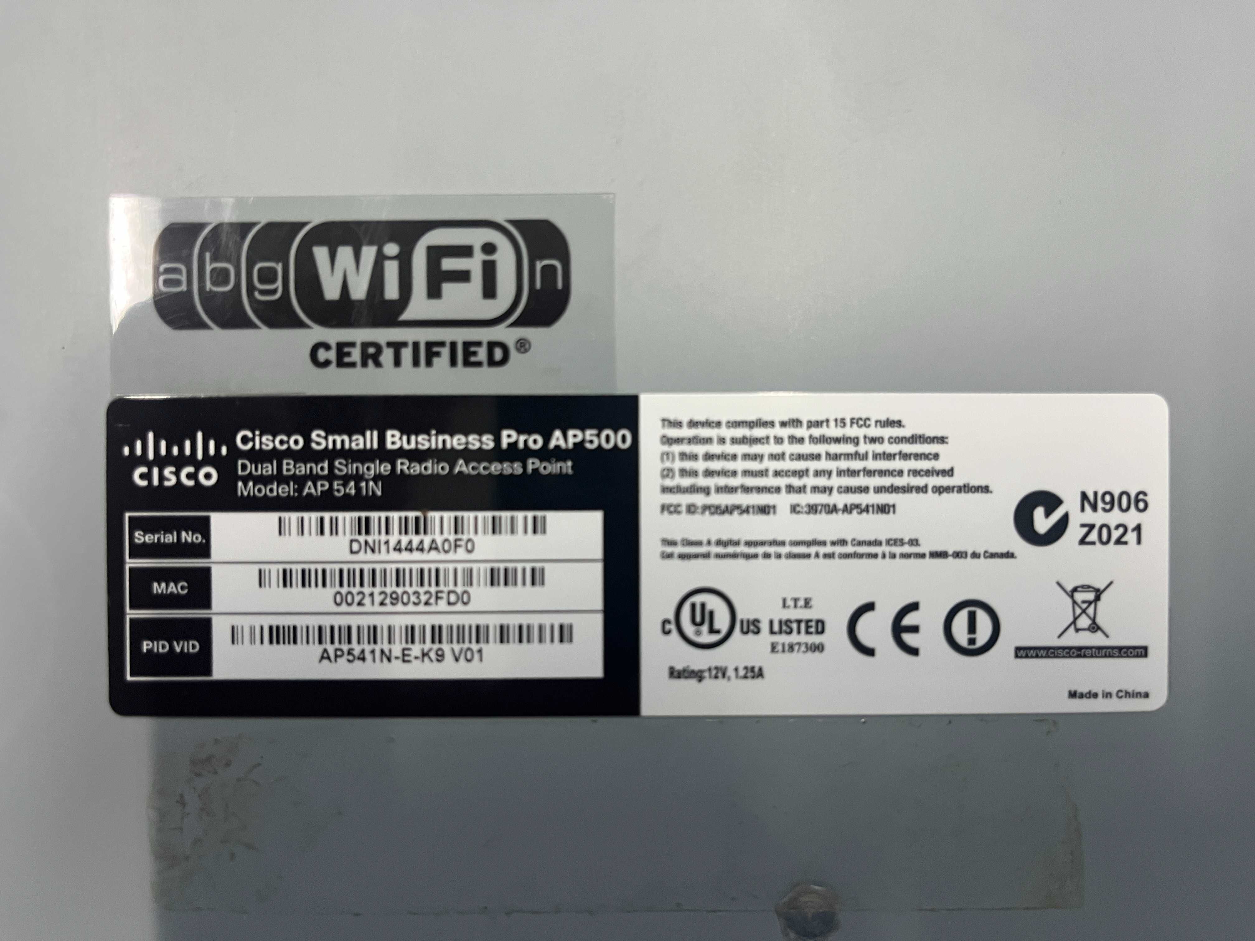 точка за достъп CISCO AP541N
