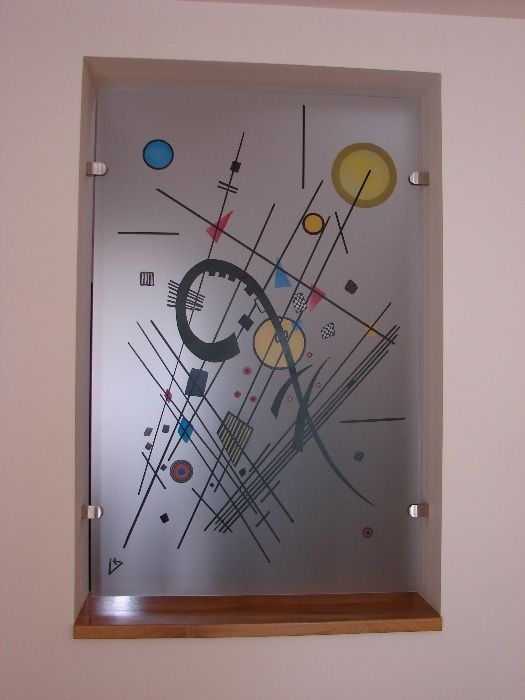 Pictura pe sticla - reproducere Wassily Kandinsky