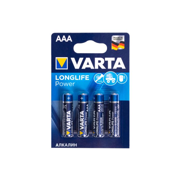 Батарейка AAA Щелочная VARTA Longlife Power 1 шт