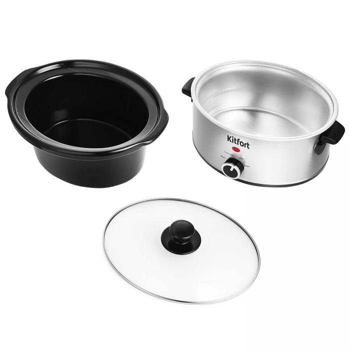 Медленноварка Kitfort KT-207, 200 Вт, емкость кастрюли 3,5 л