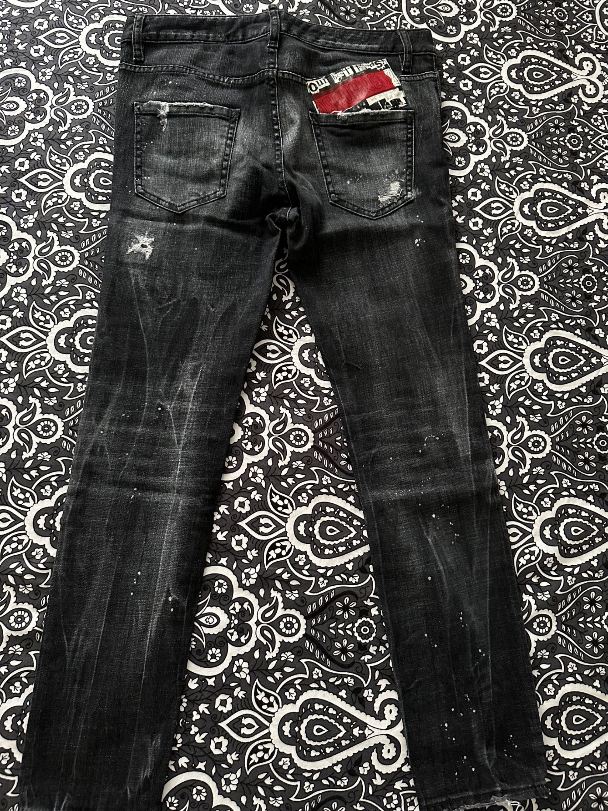 Дънки Dsquared2 в сив цвят