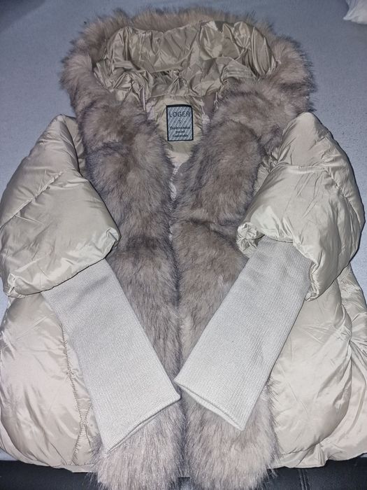 Geaca dama cu mânecuțe tricotate