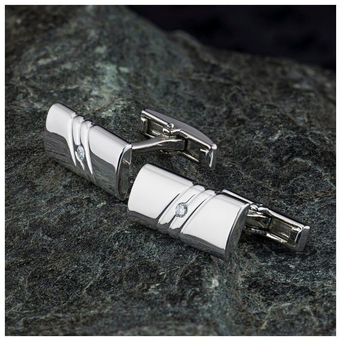 Он сказал - нет( Продаю запонки серебро с бриллиантами Epl Dimond