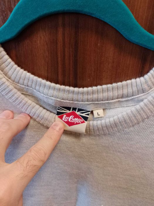 Bluza gri Lee Cooper L - Lana Merino