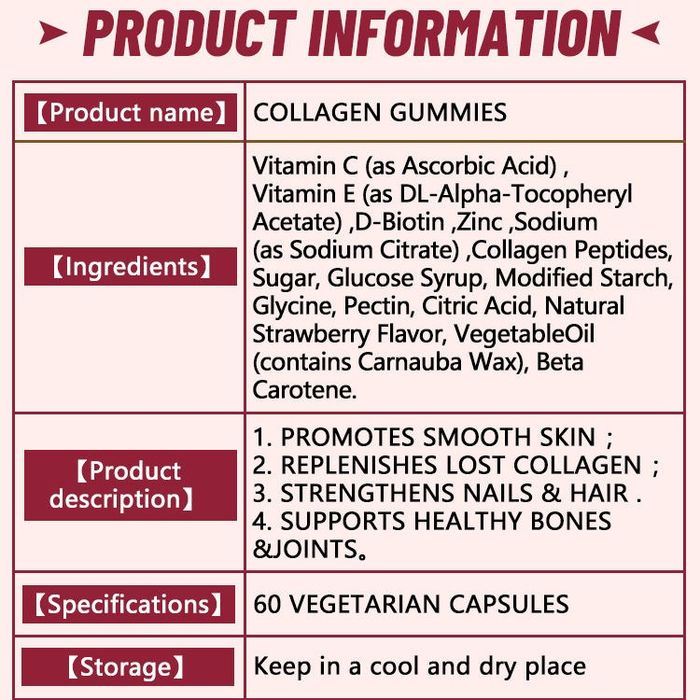 Collagen biotin vitamin c