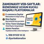 Web Site / Veb Sayt Yaratish Xizmati